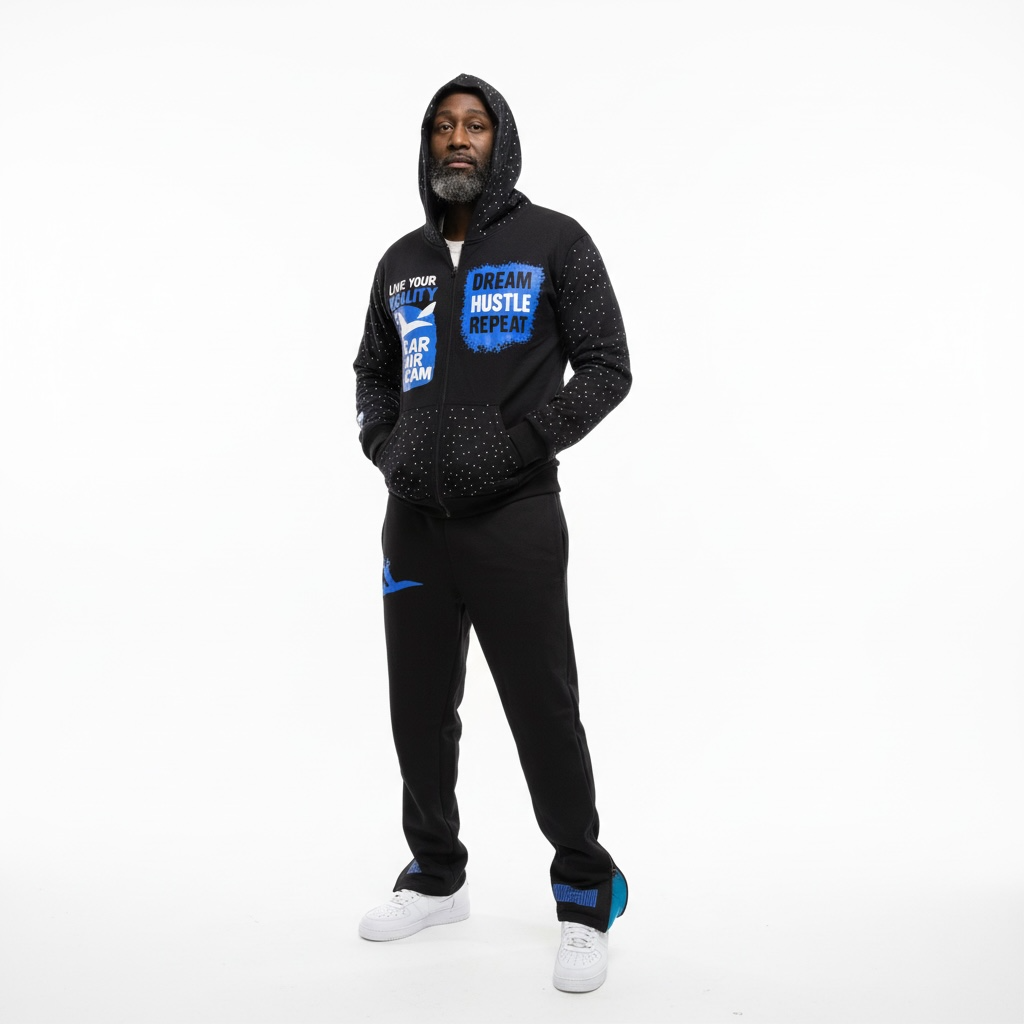 Wear Your Dream. Live Your Reality. Rhinestone Sweatsuit